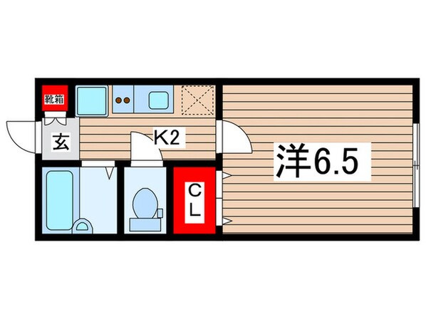 ＡＺＥＳＴ－ＲＥＮＴ中野島Ⅰの物件間取画像